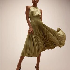 ALC Renzo II Pleated Halter Dress
